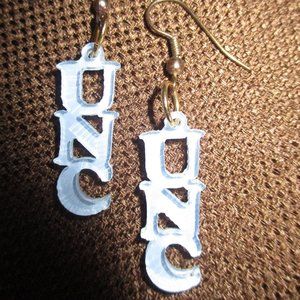 Pair of Dangle Pierced UNC Light Blue Earrings